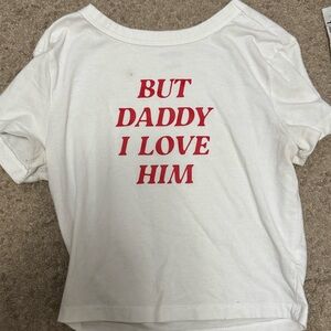 Wild Fable White Tee with Red Text